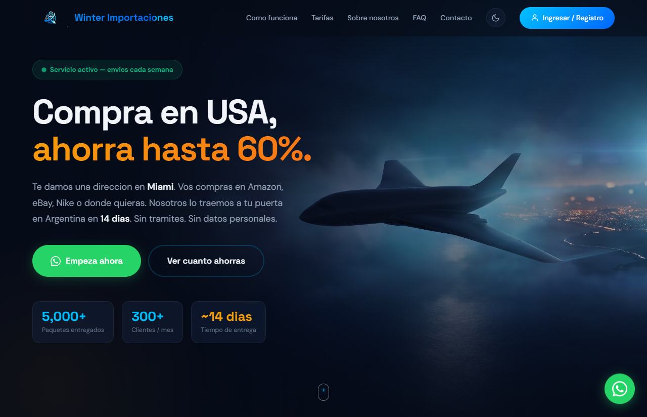Winter Importaciones — Importá de USA