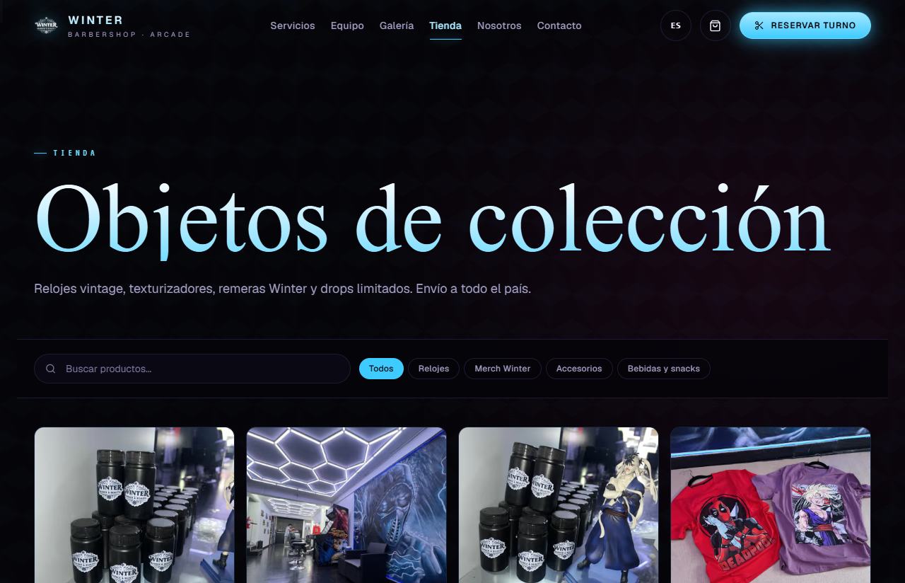 Winter Barbershop — Tienda